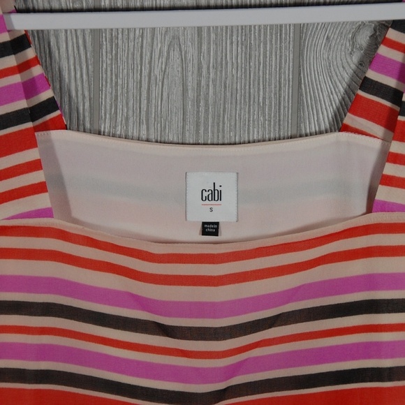 CAbi Stripe Tank Size Small #3448 London Calling - Picture 4 of 8